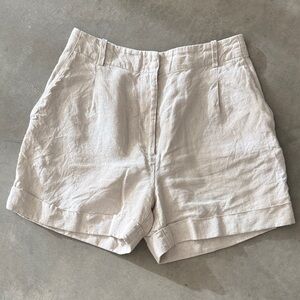 & Other Stories relaxed linen shorts